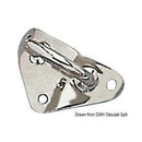Stainless steel spinnaker pole fitting