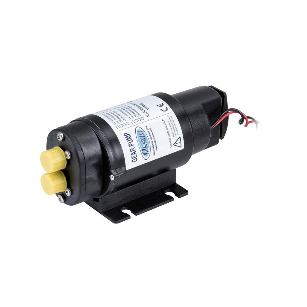 Self-priming pump with switch for transfer of gaso