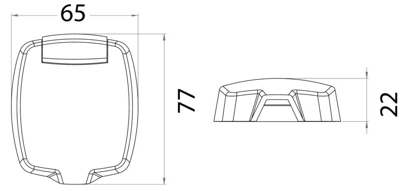 Raskaan käytön jalkapolkimen ohjauspaneeli