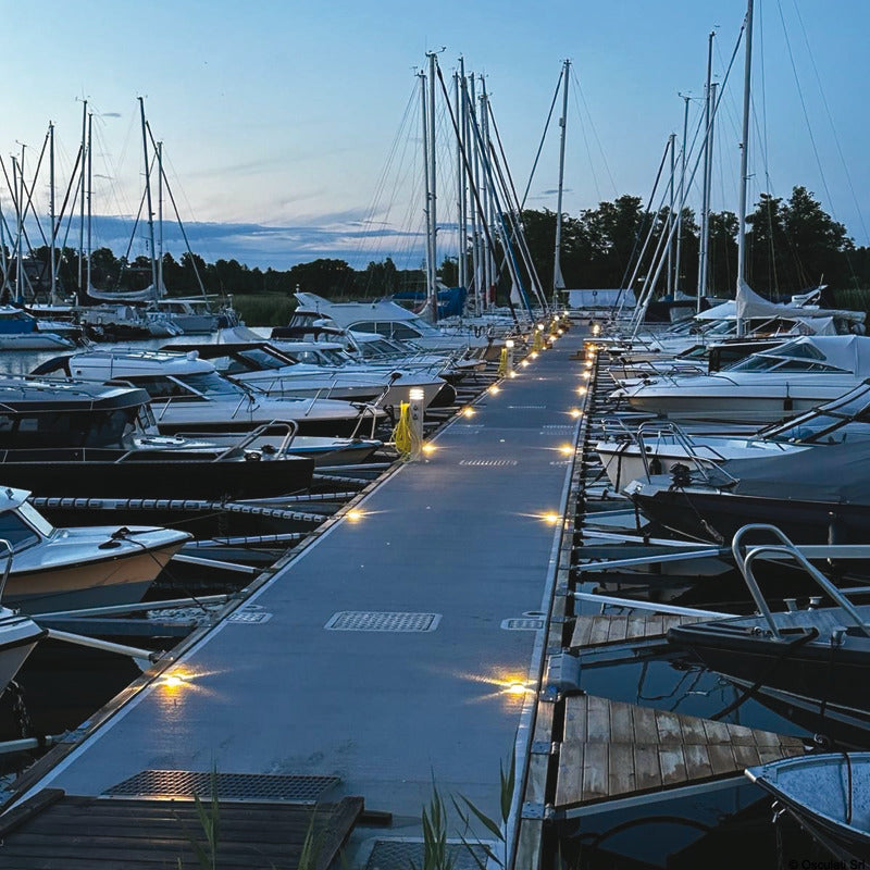 Stainless steel BLUEFIN LED walkway lights