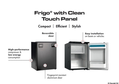 Frigo° kylskåp med Clean Touch-frontpanel