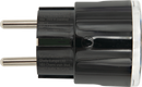 Shelly Plug S Gen3 -älypistoke mittauksella, musta