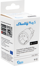 Shelly Plug S Gen3 -älypistoke mittauksella, valkoinen