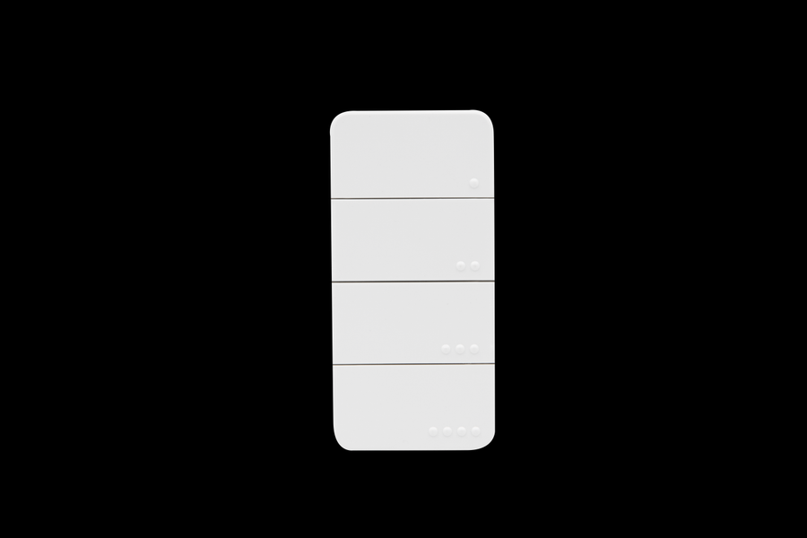 Shelly Blu RC Button 4 -kaukosäädin magneettipidikkeellä
