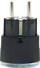 Shelly Plug S Gen3 -älypistoke mittauksella, musta