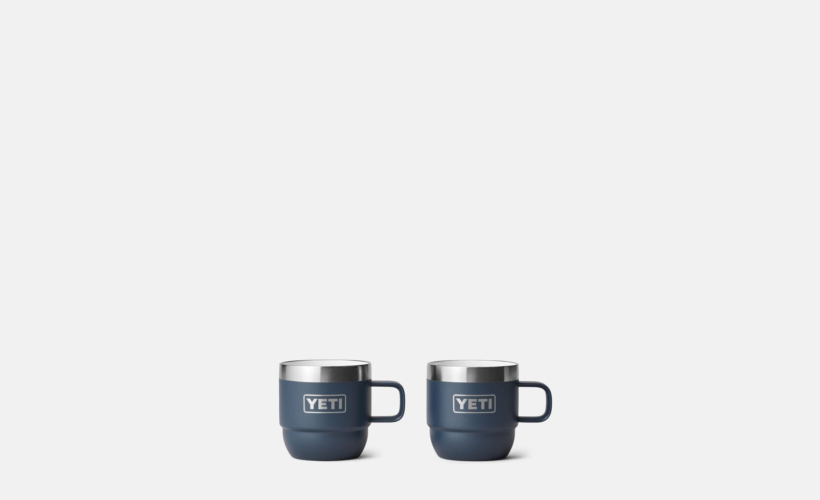 YETI Rambler 6 oz Mug 2PK Navy front view
