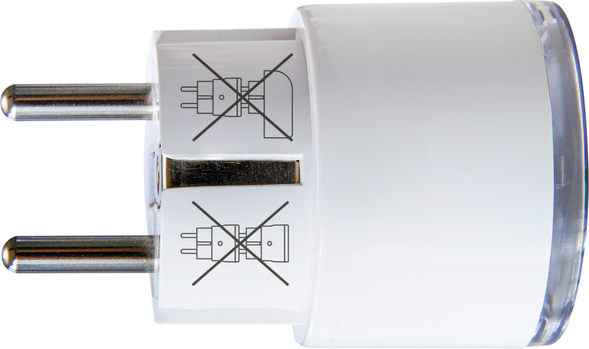 Shelly Plug S Gen3 smart plugg med måling, hvit