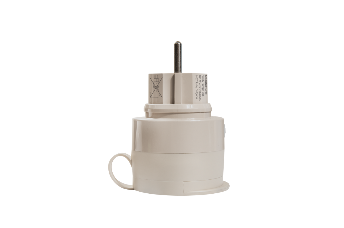 Shelly Outdoor Plug S Gen3 -älypistorasia mittauksella, IP44, 230 V