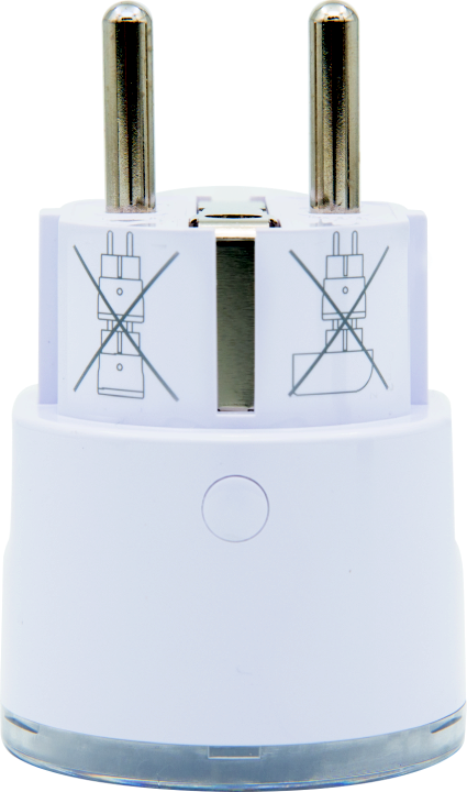 Shelly Plug S Gen3 smart plugg med måling, hvit