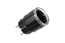 Shelly Plug S Gen3 -älypistoke mittauksella, musta