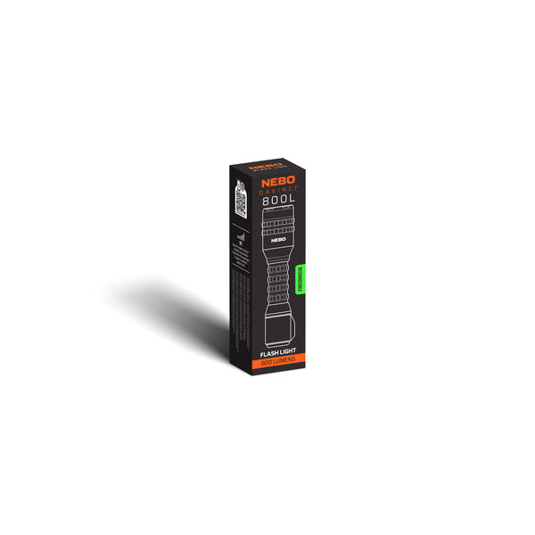 Davinci 800L - Black line ladattava käsivalaisin