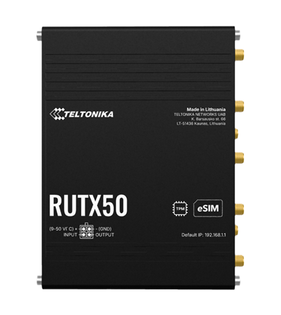 Teltonika RUTX50 + Poynting EPNT-4 + MIMO-4 — Marine 5G Bundle