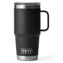 YETI Rambler 20 oz Travel Mug Black front view