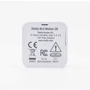 Shelly Blu ZB Motion sensor, back view with mounting surface