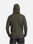 Svala Merino Extreme Hooded Shirt Pine Green back