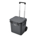 YETI Roadie 48, Charcoal, front view, handle up