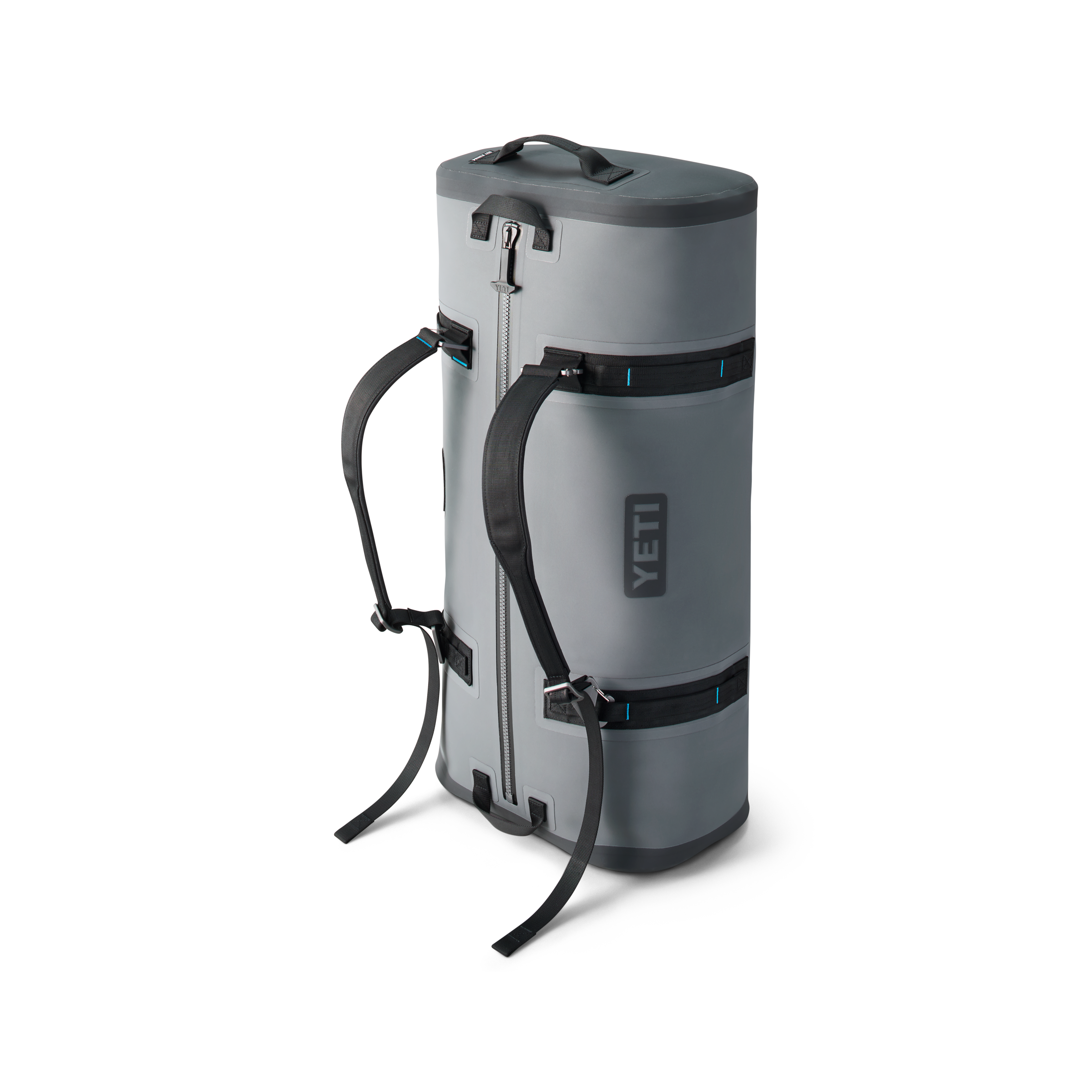 YETI Panga Duffel 100 Storm Gray three-quarter view