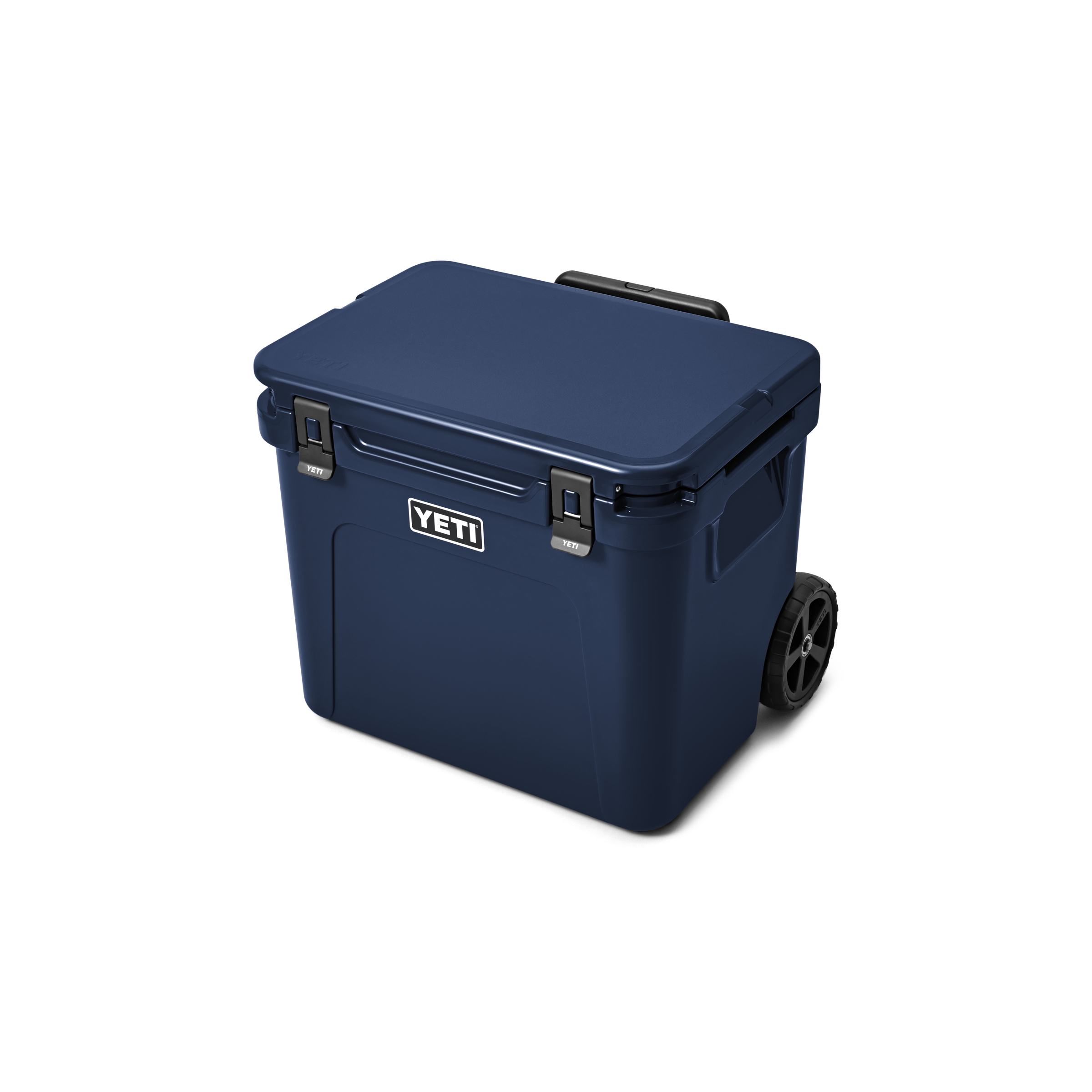YETI Roadie 60, Navy, front view, handle down