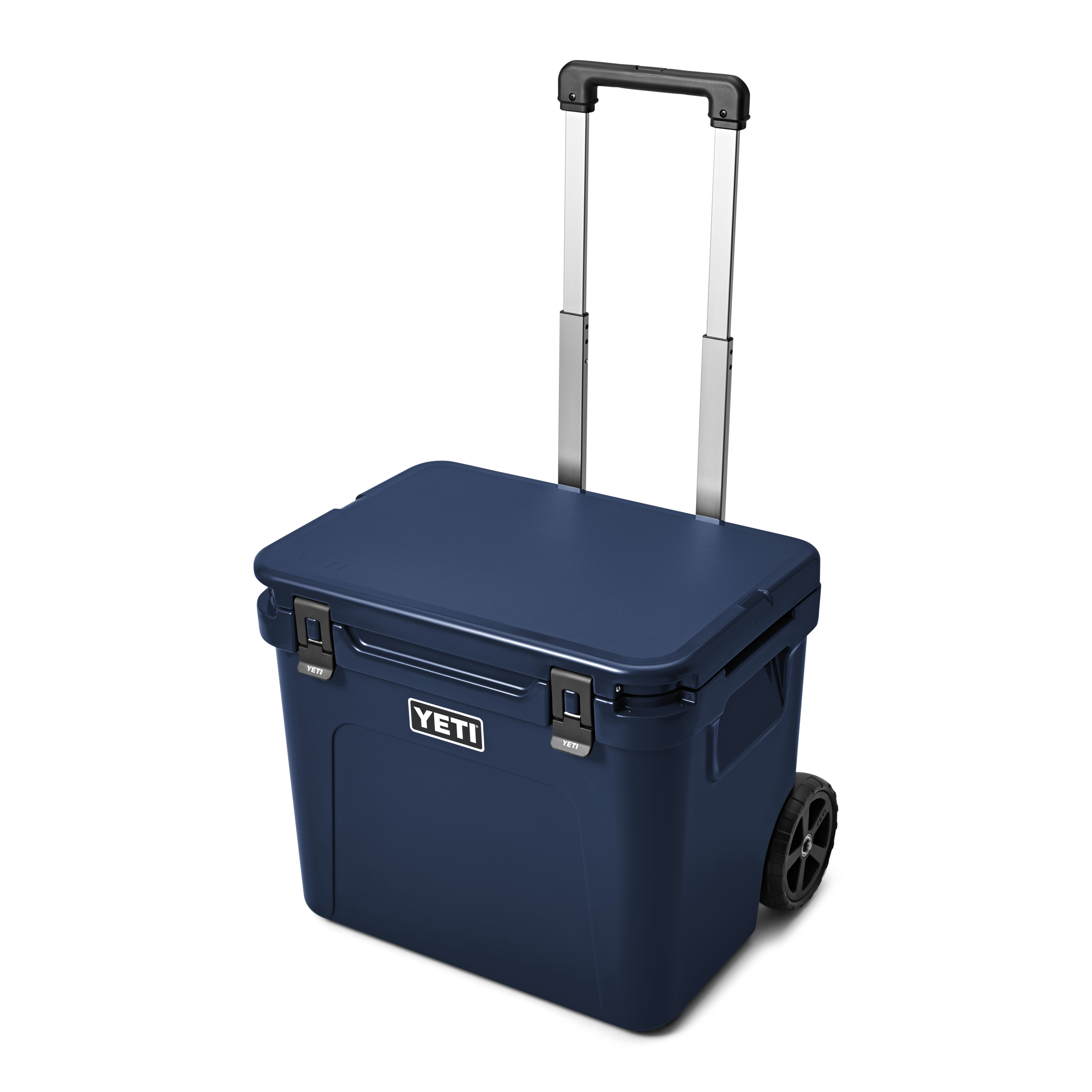 YETI Roadie 60, Navy, front view, handle up