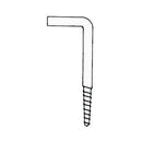 Stainless steel L-shape screw hook