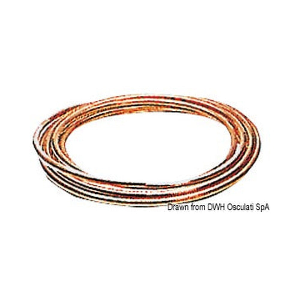 Copper pipe designed for fuel or liquid gas inflow