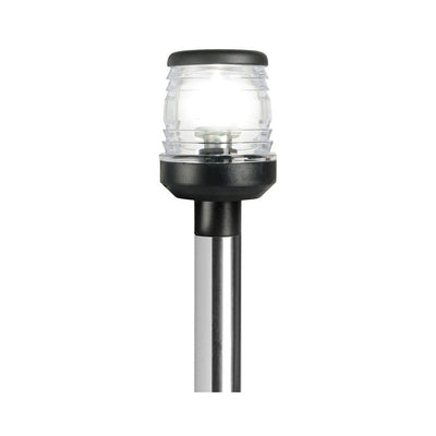 Anchor light with extractable wall mount and flagh