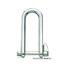 Long 'D' Shackles with captive locking pin