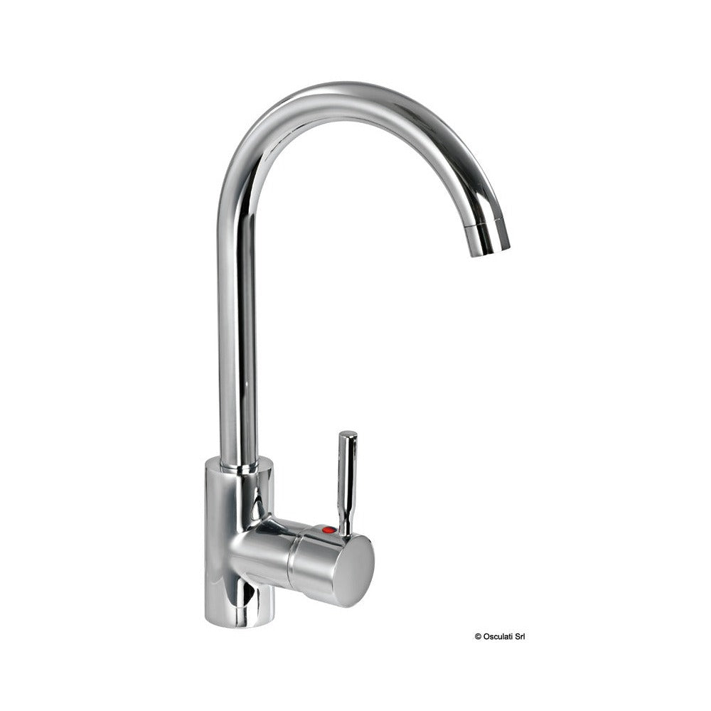 Ceramic Swivelling mixer unit for kitchen sinks