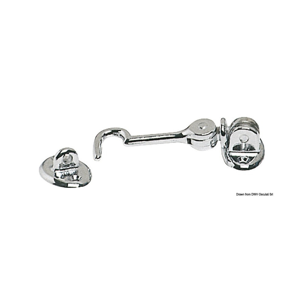 Jointed door stopper hook