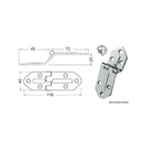 Hinges 2,5 mm