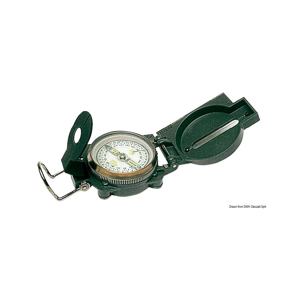 Bearing and steering compass