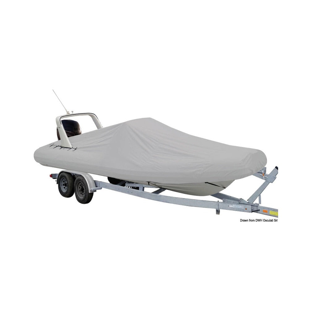 Tailored tarpaulin for dinghies