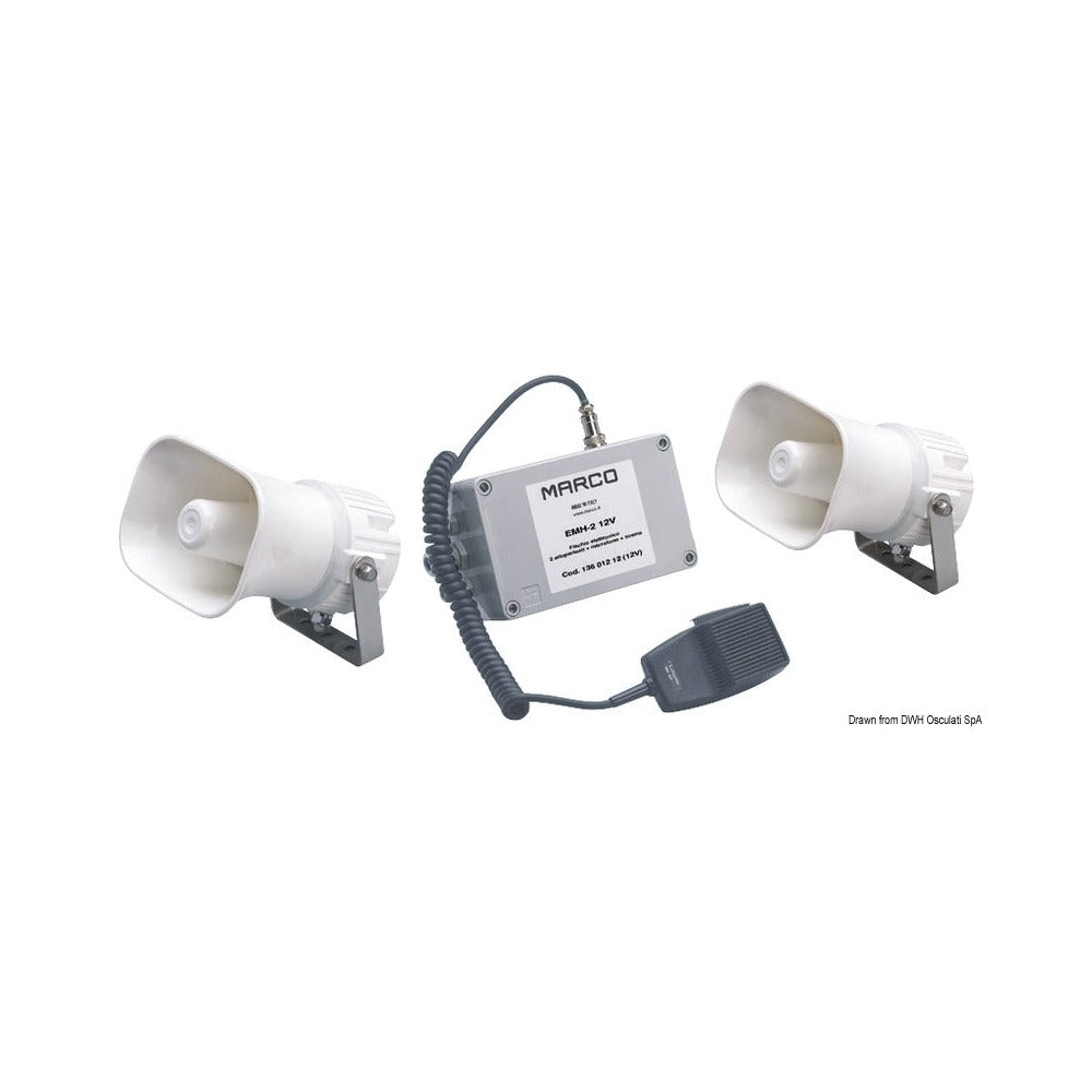 MARCO electronic multifunction horn/whistle with e