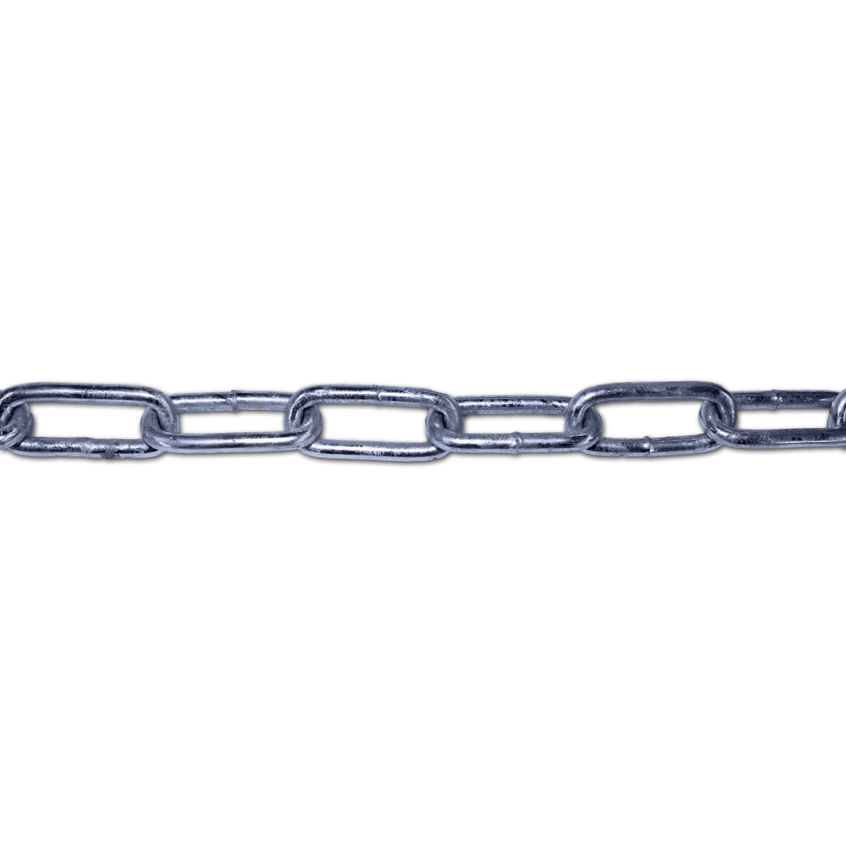 Hot-dip galvanised long link chain to DIN 763