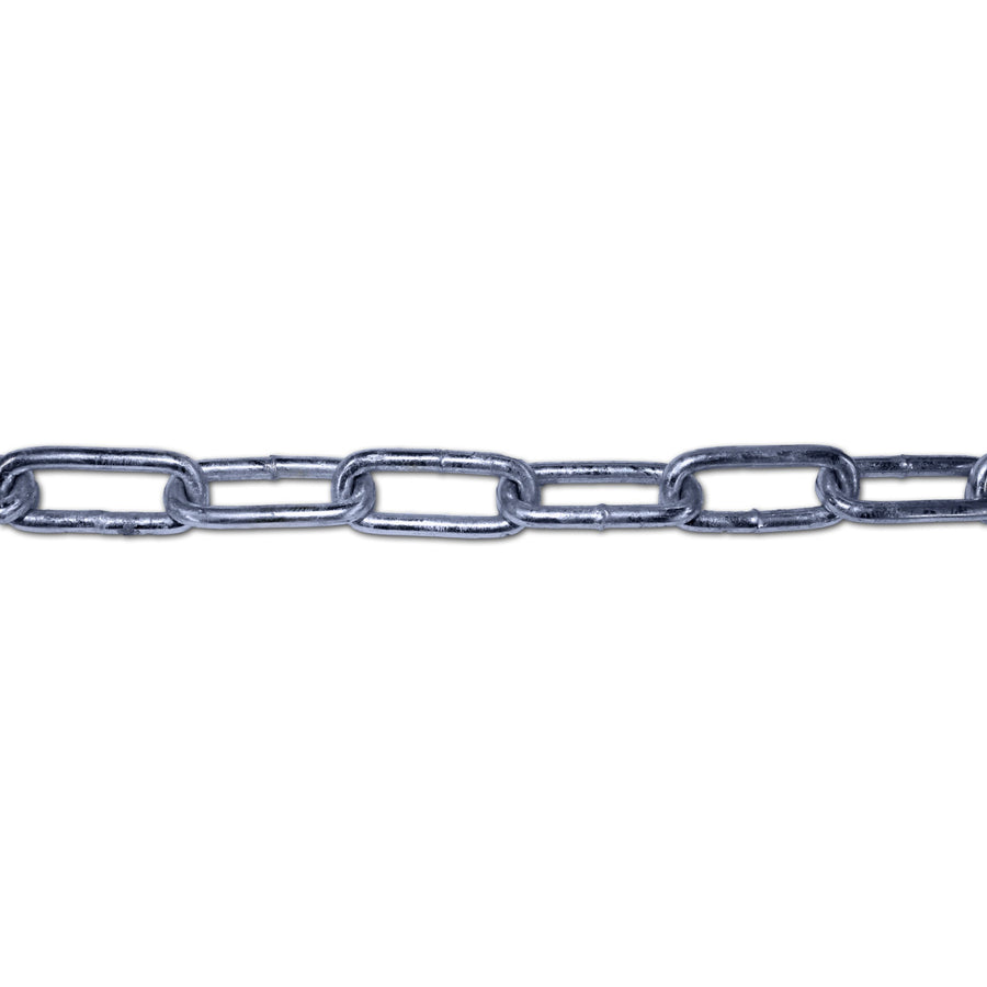 Long Link Chain DIN 763 — Hot-Dip Galvanised, Cut Length