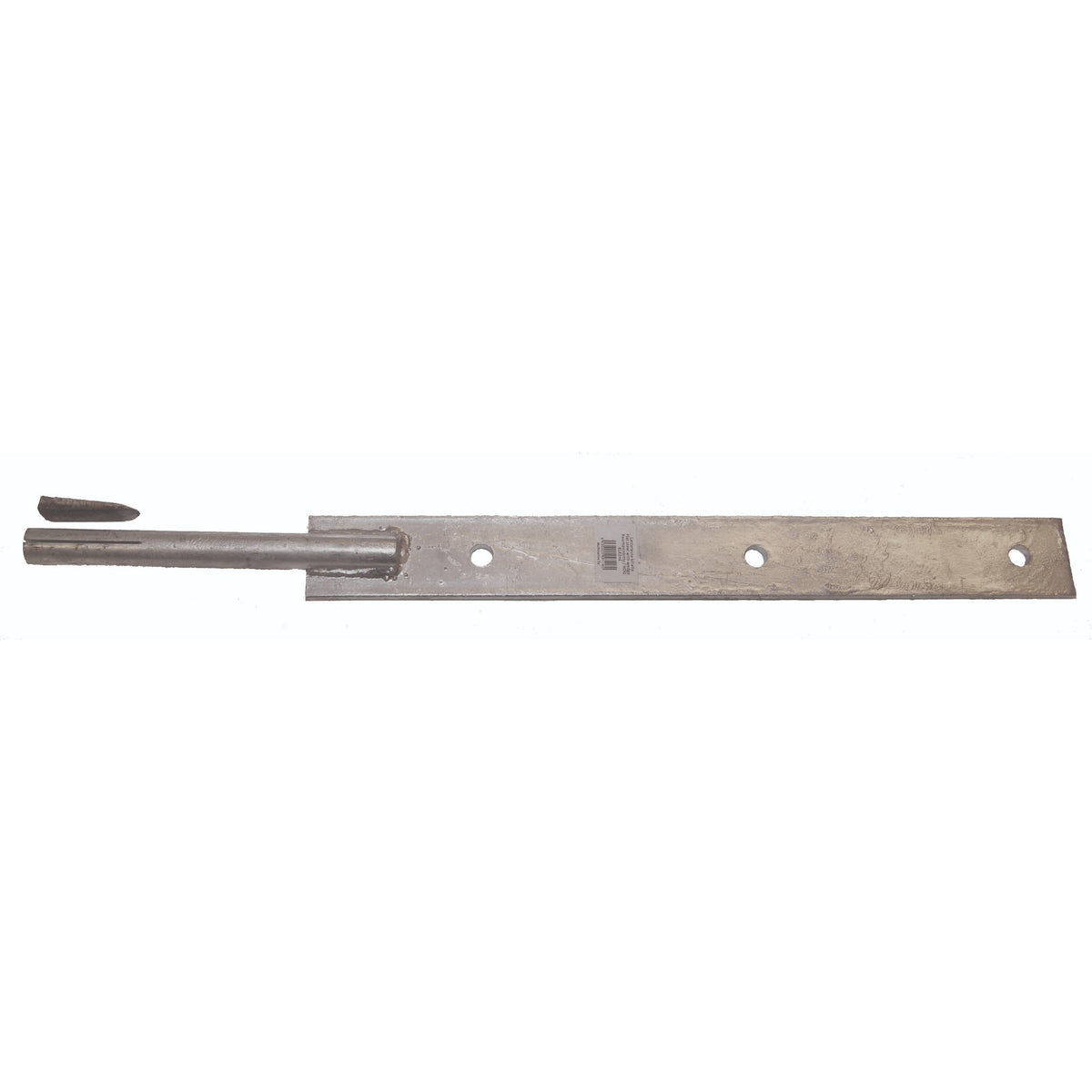 Galvanised flat bar with wedge