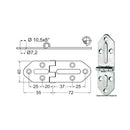 Hinges 2,5 mm