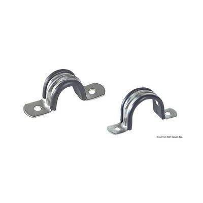 U-clips suitable for fixing pipes and cables