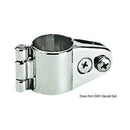 Sliding awning clamps