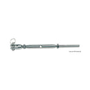 Turned rigging screws with press-fitting terminal 