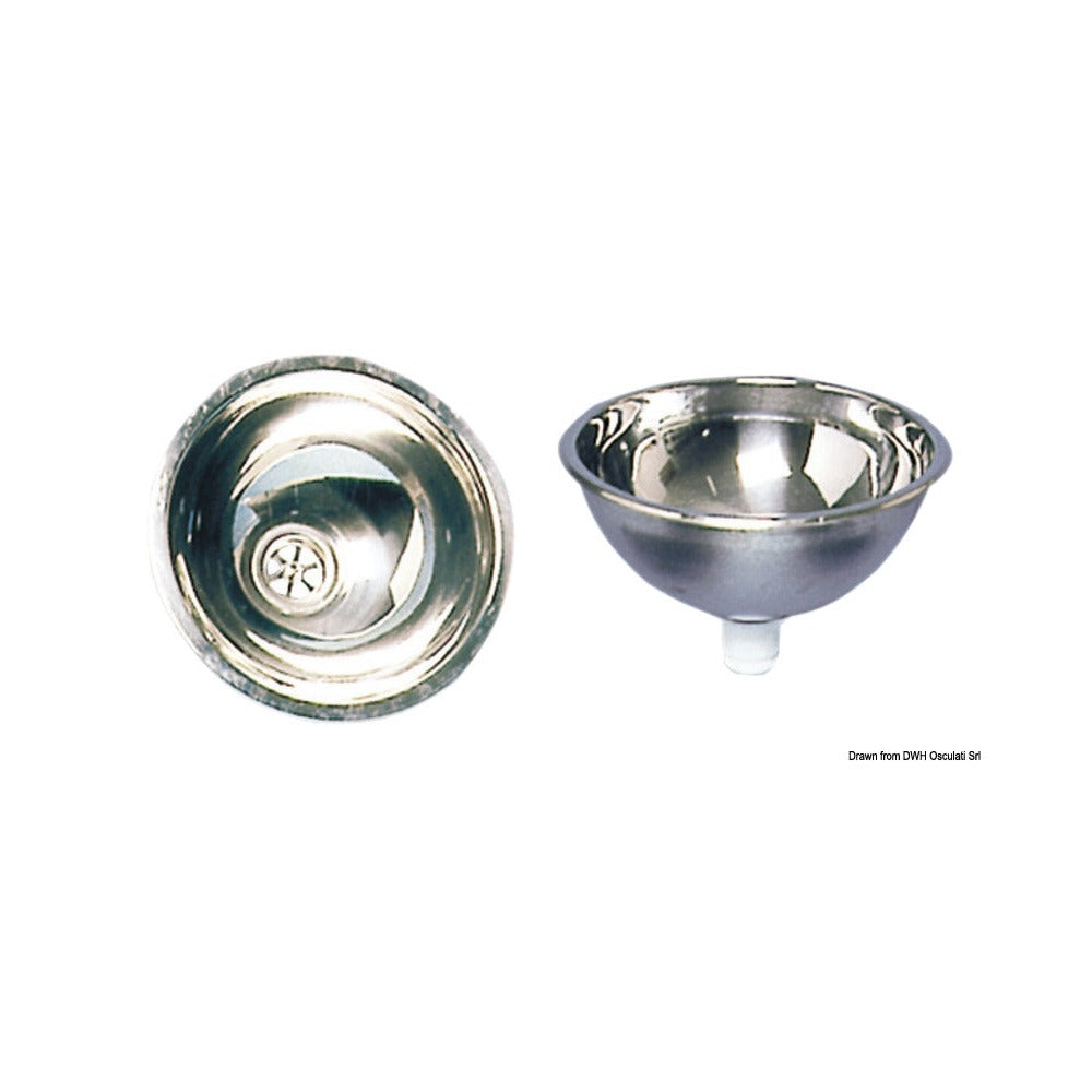 Hemispherical bathroom sinks