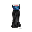Mooring lines with eye and integrated shock absorb