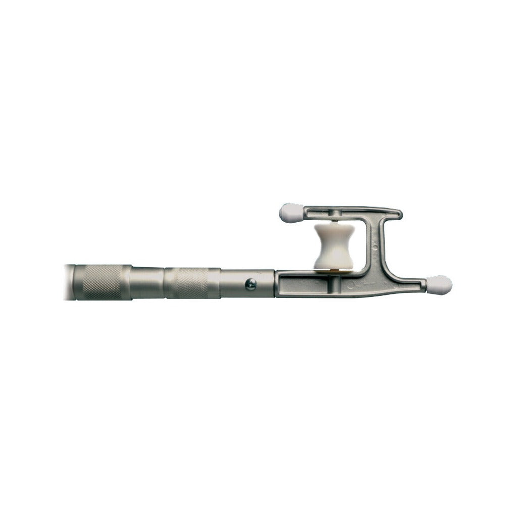 Professional telescopic boat hook with roller