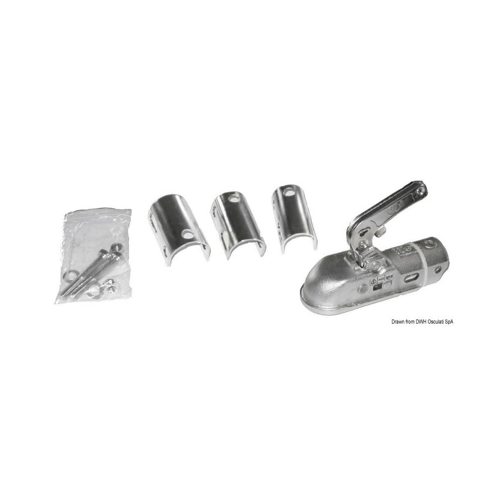 Type-approved tow hook for extra-large boat traile