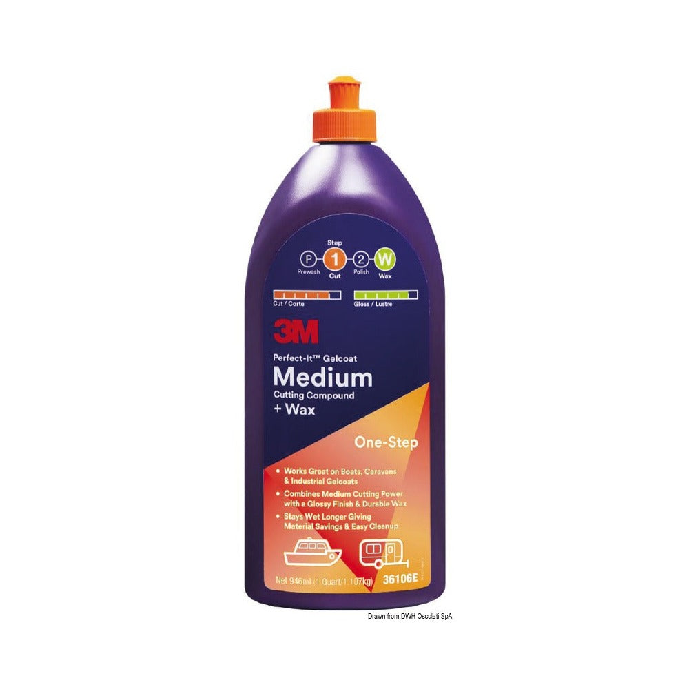 Medium Cutting Compound + Wax - Polish for medium 