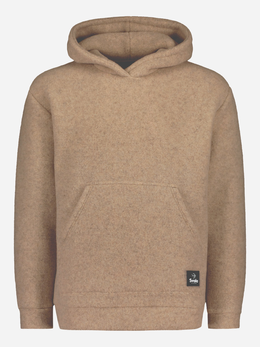 Svala Polar Merino Fleece Hoodie Beige