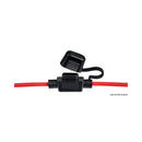 Watertight fuse holder for small fuses