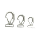 Snap-hooks with rectangular eye for webbing, made 