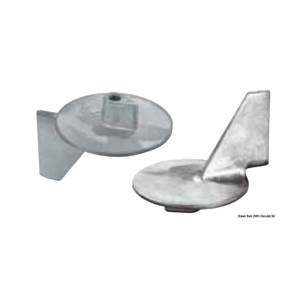 Fin anode for Suzuki engines