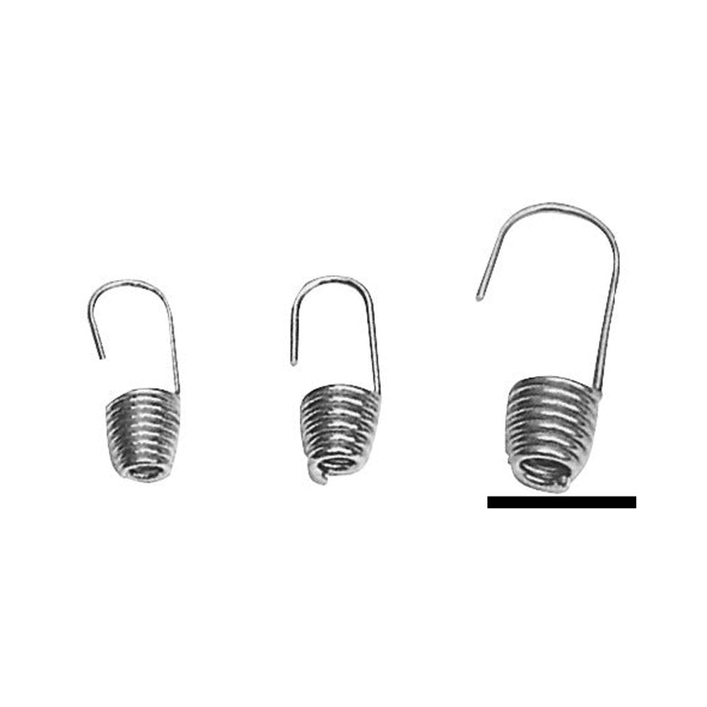 Stainless steel ring hooks for shock cord